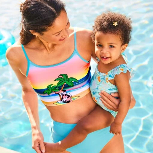 Disney Mickey And Minnie Mouse Swimsuit For Baby - Image 2