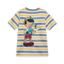 Disney Pinocchio And Jiminy Cricket Striped T-Shirt For Kids -Disney 5007048020047 2