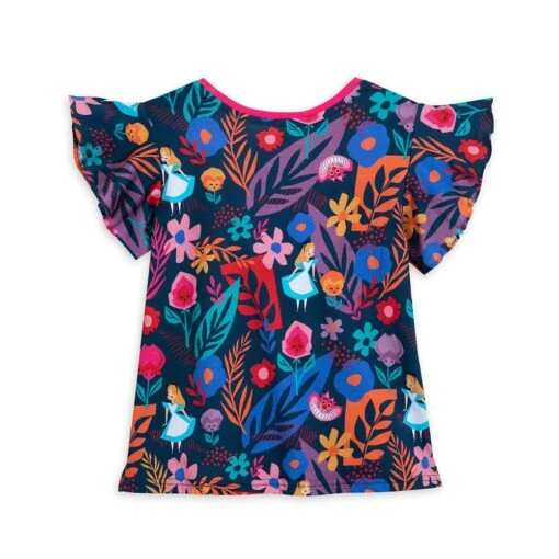 Disney Alice In Wonderland Fashion T-Shirt For Girls - Image 3