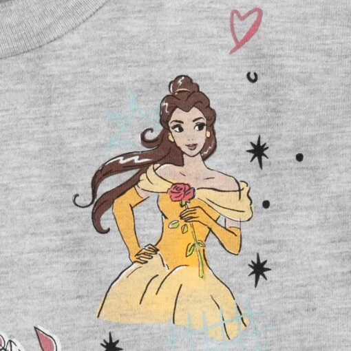 Disney Belle Fashion T-Shirt For Girls – Beauty And The Beast - Image 2