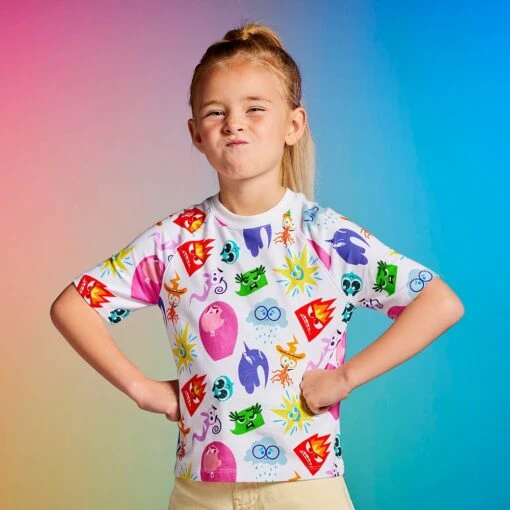 Disney Inside Out 2 Fashion T-Shirt For Girls - Image 2