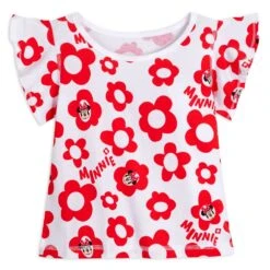 Disney Minnie Mouse Floral T-Shirt For Girls – Sensory Friendly