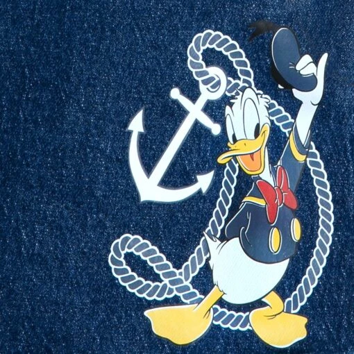 Disney Donald Duck Denim Shorts For Women – 90th Anniversary - Image 6