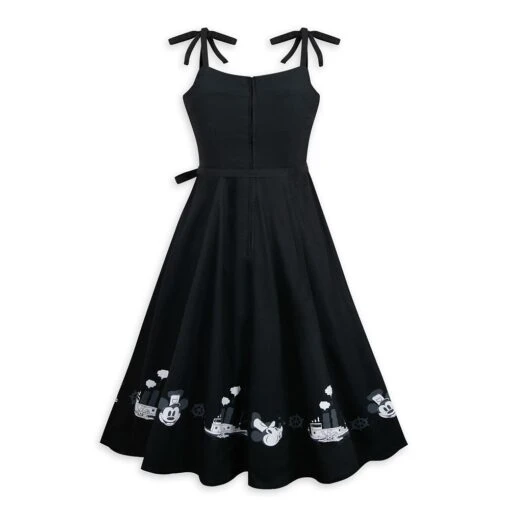 Disney Mickey Mouse Dress For Women – Steamboat Willie - Image 2
