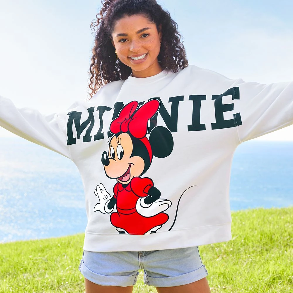 Disney Minnie Mouse Back To Front Pullover Sweatshirt For Women 4 Disney Minnie Mouse Back To Front Pullover Sweatshirt For Women - Image 2