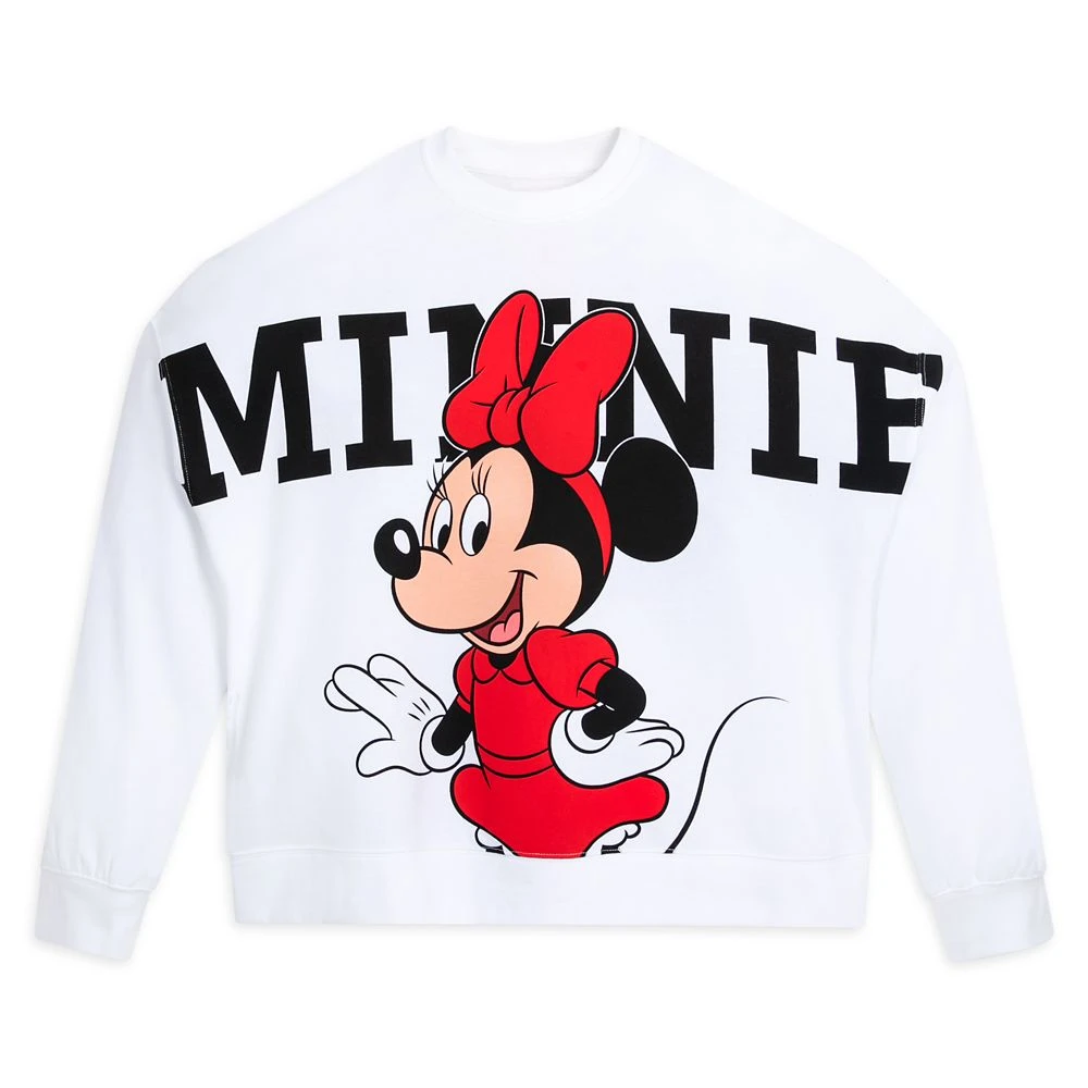 Disney Minnie Mouse Back To Front Pullover Sweatshirt For Women 3 Disney Minnie Mouse Back To Front Pullover Sweatshirt For Women