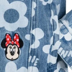 Disney Minnie Mouse Floral Denim Jacket For Women 12 Disney Minnie Mouse Floral Denim Jacket For Women -Disney 5103106880220 3