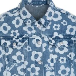 Disney Minnie Mouse Floral Denim Jacket For Women 13 Disney Minnie Mouse Floral Denim Jacket For Women -Disney 5103106880220 4