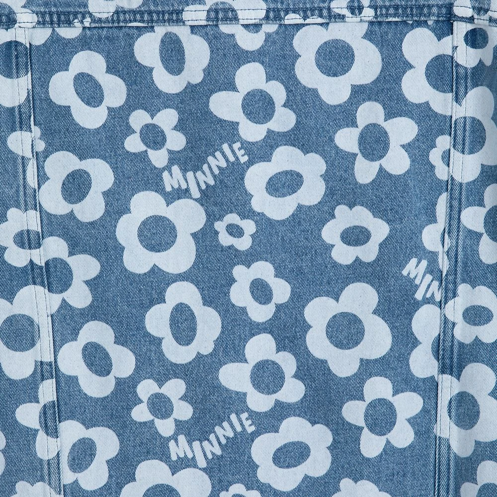 Disney Minnie Mouse Floral Denim Jacket For Women 8 Disney Minnie Mouse Floral Denim Jacket For Women - Image 6