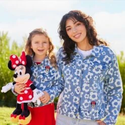 Disney Minnie Mouse Floral Denim Jacket For Women 15 Disney Minnie Mouse Floral Denim Jacket For Women -Disney 5103106880220 6