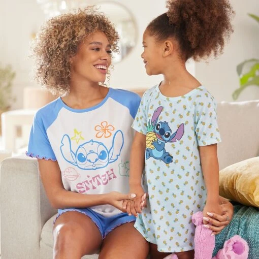 Disney Stitch Short Sleep Set For Women - Image 2