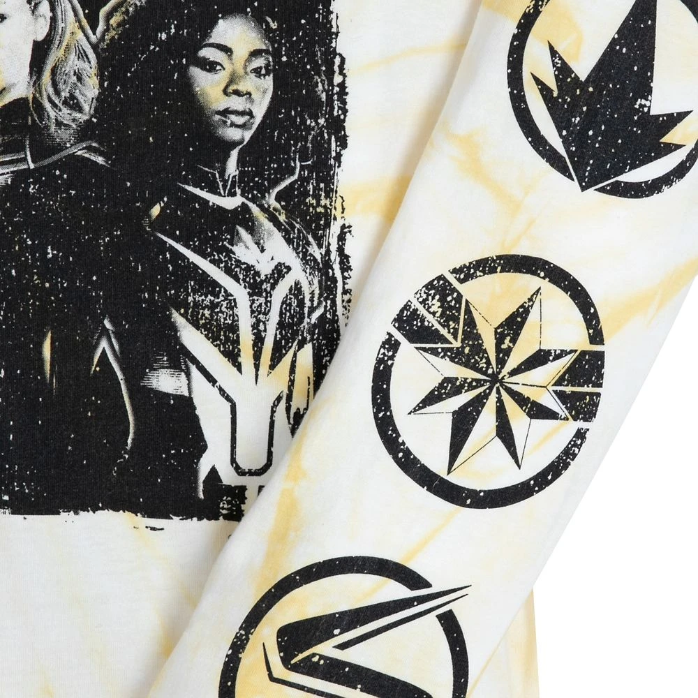 Disney The Marvels Long Sleeve Tie-Dye T-Shirt For Women 6 Disney The Marvels Long Sleeve Tie-Dye T-Shirt For Women - Image 4
