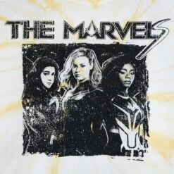 Disney The Marvels Long Sleeve Tie-Dye T-Shirt For Women 12 Disney The Marvels Long Sleeve Tie-Dye T-Shirt For Women -Disney 5106048004967 4