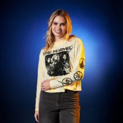 Disney The Marvels Long Sleeve Tie-Dye T-Shirt For Women 13 Disney The Marvels Long Sleeve Tie-Dye T-Shirt For Women -Disney 5106048004967 5