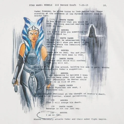 Disney Ahsoka Tano T-Shirt For Women By Ashley Eckstein – Star Wars Rebels - Image 2