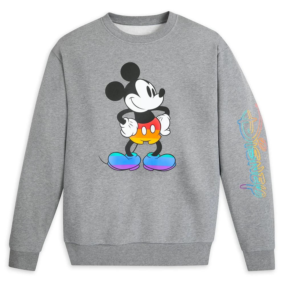 Mickey Mouse Pullover Sweatshirt For Adults – Disney Pride Collection 3 Mickey Mouse Pullover Sweatshirt For Adults – Disney Pride Collection