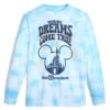 Mickey Mouse Icon And Cinderella Castle Long Sleeve Tie-Dye T-Shirt For Adults – Walt Disney World -Disney 5205048020222