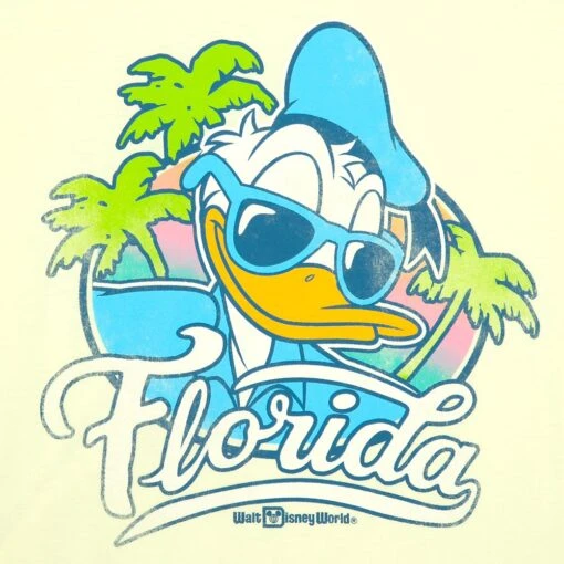 Donald Duck Florida Long Sleeve T-Shirt For Adults – Walt Disney World - Image 2
