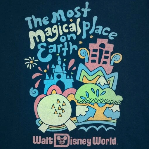 Walt Disney World ''The Most Magical Place On Earth'' Long Sleeve T-Shirt For Adults - Image 2