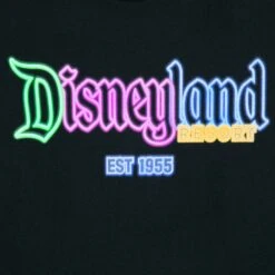Disneyland Glow-in-the-Dark Neon Logo T-Shirt For Adults -Disney 5205056530238 2