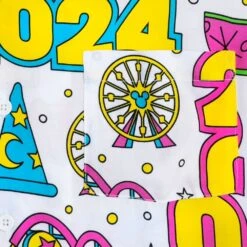 Mickey And Minnie Mouse Woven Shirt For Adults – Disneyland 2024 -Disney 5205057810034 2