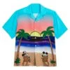 Disney Mickey And Minnie Mouse Summer Woven Shirt For Adults 2 Disney Mickey And Minnie Mouse Summer Woven Shirt For Adults -Disney 5205057810152