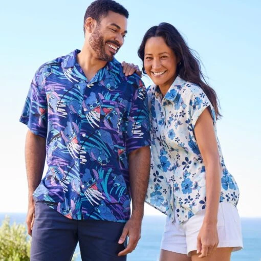 Disney Stitch Woven Shirt For Adults – Lilo & Stitch - Image 2