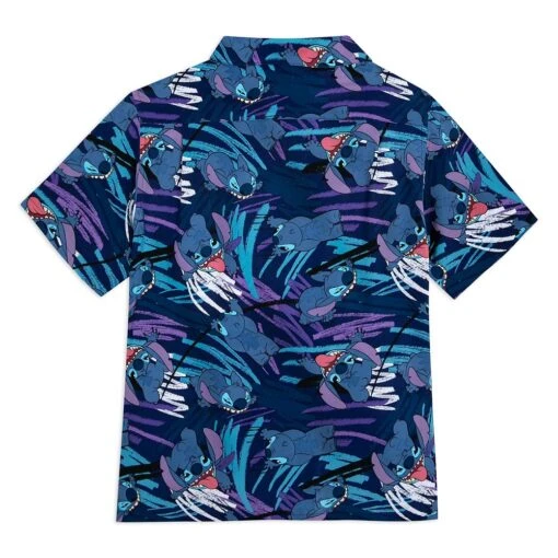 Disney Stitch Woven Shirt For Adults – Lilo & Stitch - Image 3