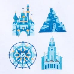 Disneyland Icons T-Shirt For Adults -Disney 5205059750140 2