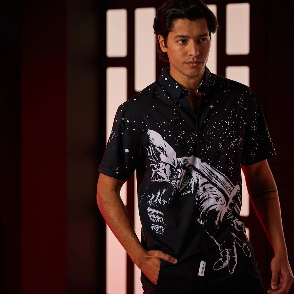Disney Star Wars ''Power Of The Dark Side'' Button Down Shirt For Adults By RSVLTS 4 Disney Star Wars ''Power Of The Dark Side'' Button Down Shirt For Adults By RSVLTS - Image 2