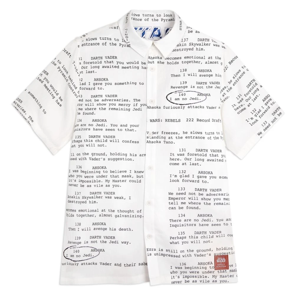 Disney Ahsoka Tano Woven Shirt For Adults By Ashley Eckstein – Star Wars 3 Disney Ahsoka Tano Woven Shirt For Adults By Ashley Eckstein – Star Wars