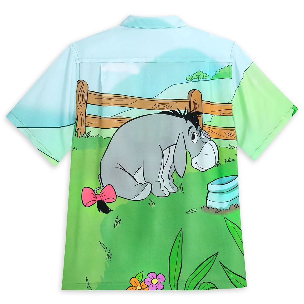 Disney Winnie The Pooh And Pals Woven Shirt For Adults 5 Disney Winnie The Pooh And Pals Woven Shirt For Adults - Image 3
