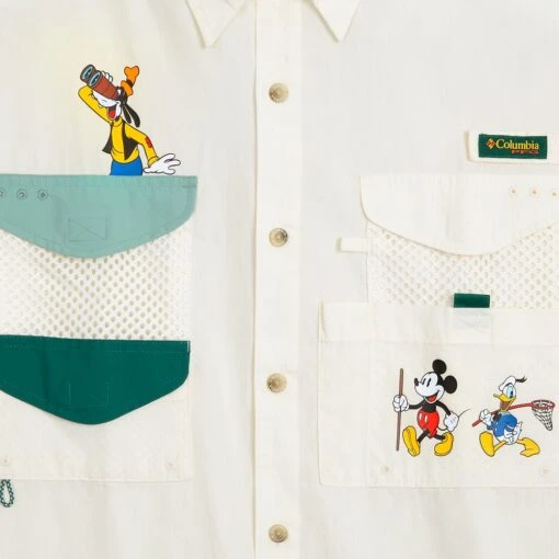 Disney Mickey Mouse And Friends Camp Shirt For Men By Columbia – Mickey & Co. - Image 4