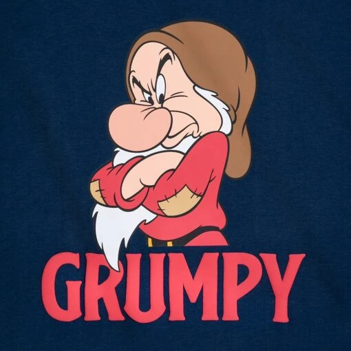 Disney Grumpy T-Shirt For Adults – Snow White And The Seven Dwarfs - Image 3