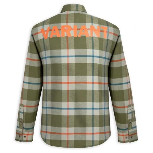Disney Loki Flannel Shirt For Adults By Cakeworthy - Image 3