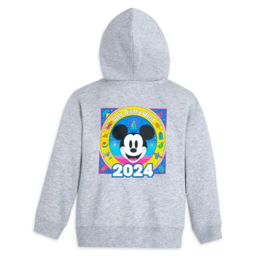 Mickey Mouse Zip Hoodie For Kids – Walt Disney World 2024 - Image 2
