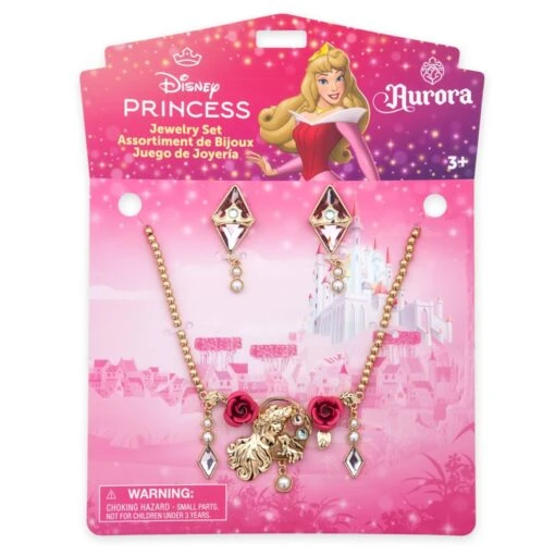 Disney Aurora Costume Jewelry Set For Kids – Sleeping Beauty - Image 3