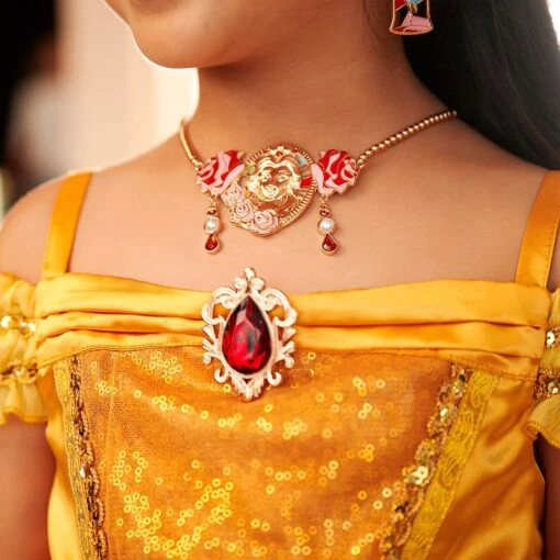 Disney Belle Costume Jewelry Set For Kids – Beauty And The Beast - Image 2