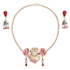 Disney Belle Costume Jewelry Set For Kids – Beauty And The Beast