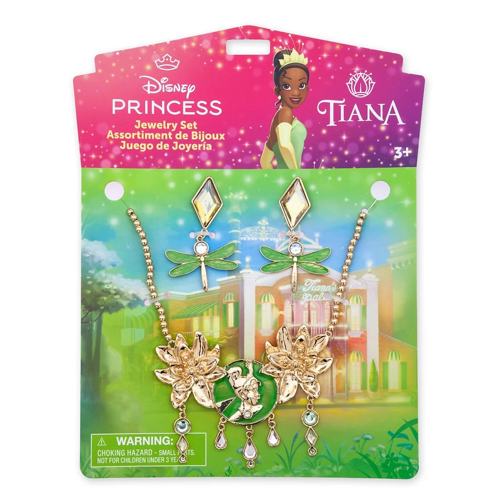 Disney Tiana Costume Jewelry Set For Kids – The Princess And The Frog 5 Disney Tiana Costume Jewelry Set For Kids – The Princess And The Frog - Image 3