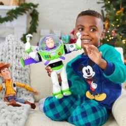 Disney Buzz Lightyear Interactive Talking Action Figure – Toy Story – 12'' -Disney 6101047623694 2