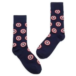 Disney Captain America Socks For Adults