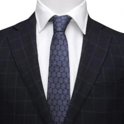 Disney Captain America Shield Silk Tie For Adults -Disney 6730059361478 4