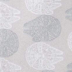 Disney Millennium Falcon Gray Silk Tie For Adults – Star Wars -Disney 6730059363214 2