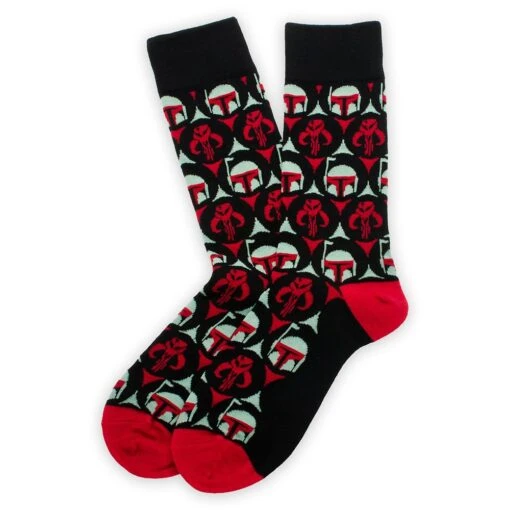 Disney Boba Fett Helmet Socks For Adults – Star Wars - Image 2