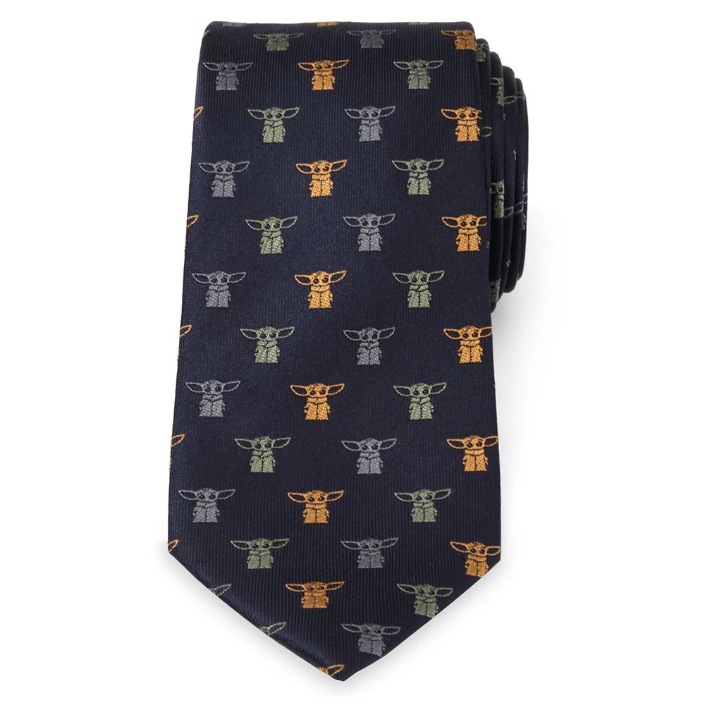 Disney The Child Navy Silk Tie – Star Wars: The Mandalorian 4 Disney The Child Navy Silk Tie – Star Wars: The Mandalorian - Image 2