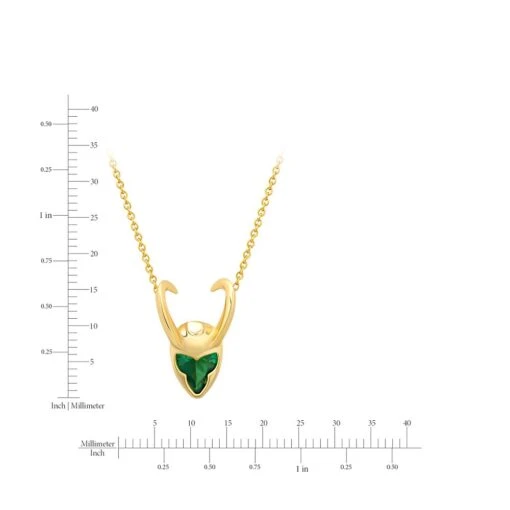 Disney Loki Necklace By CRISLU - Image 3