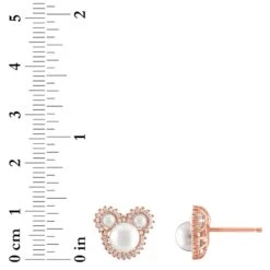Disney Mickey Mouse Icon Pearl Earrings By Rebecca Hook – Rose Gold -Disney 7002057283844 1