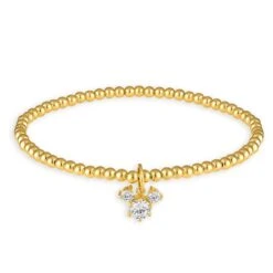 Disney Mickey Mouse Icon Beaded Bracelet By Rebecca Hook