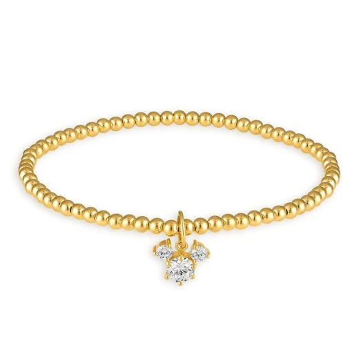 Disney Mickey Mouse Icon Beaded Bracelet By Rebecca Hook
